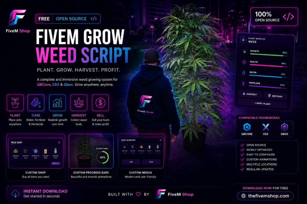 FiveM Grow Weed script