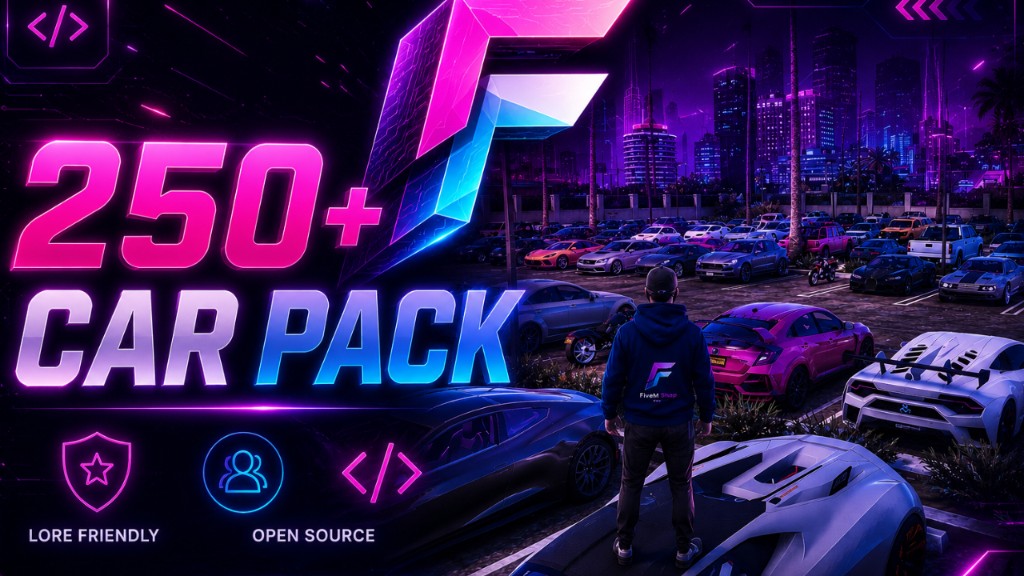 FiveM Mega Lore Friendly Car Pack preview
