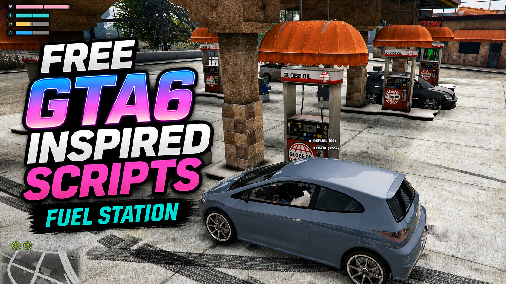 GTA 6 inspired FiveM fuel station script